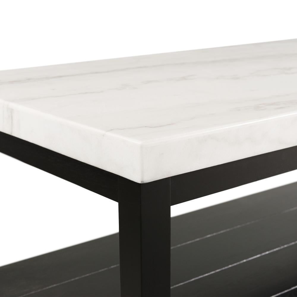 Evie White Marble Rectangle Coffee Table