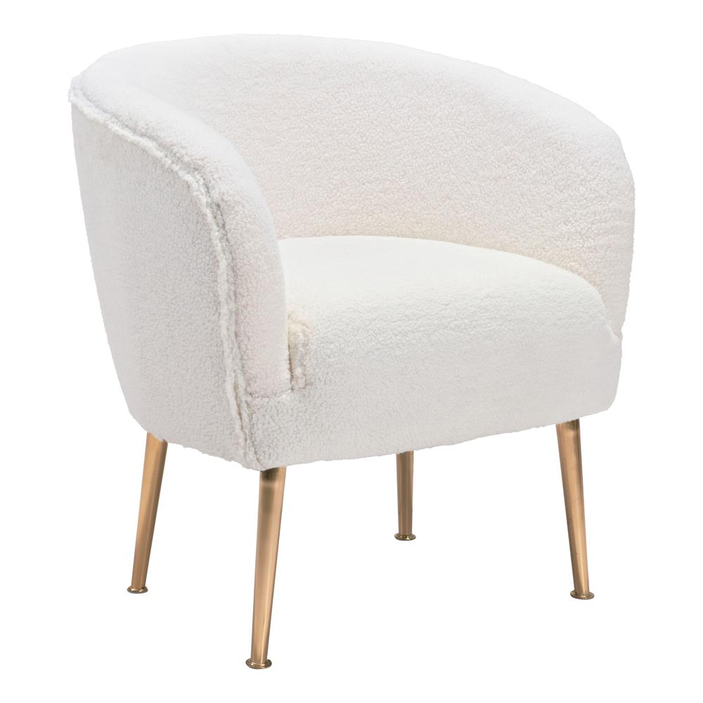 Sherpa Accent Chair Beige