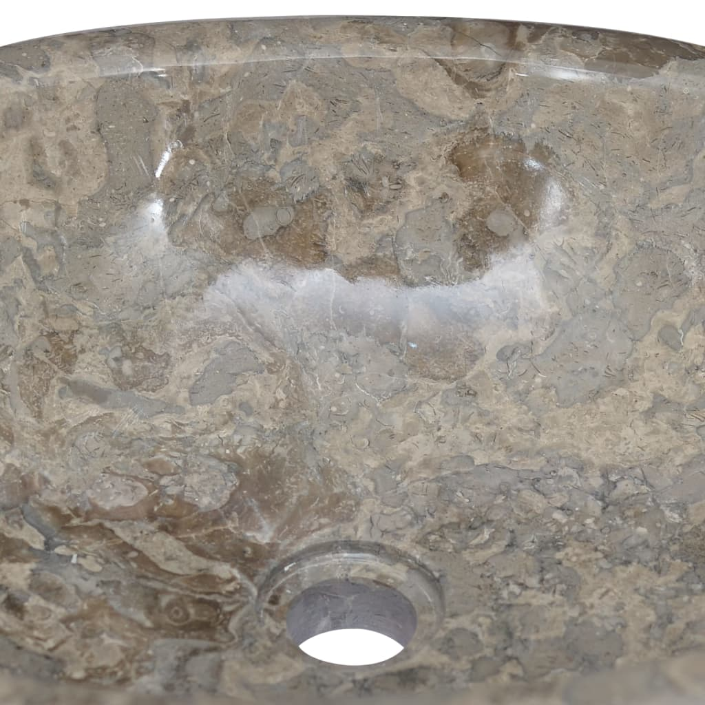 Vida XL Sink Grey 53x40x15 cm Marble