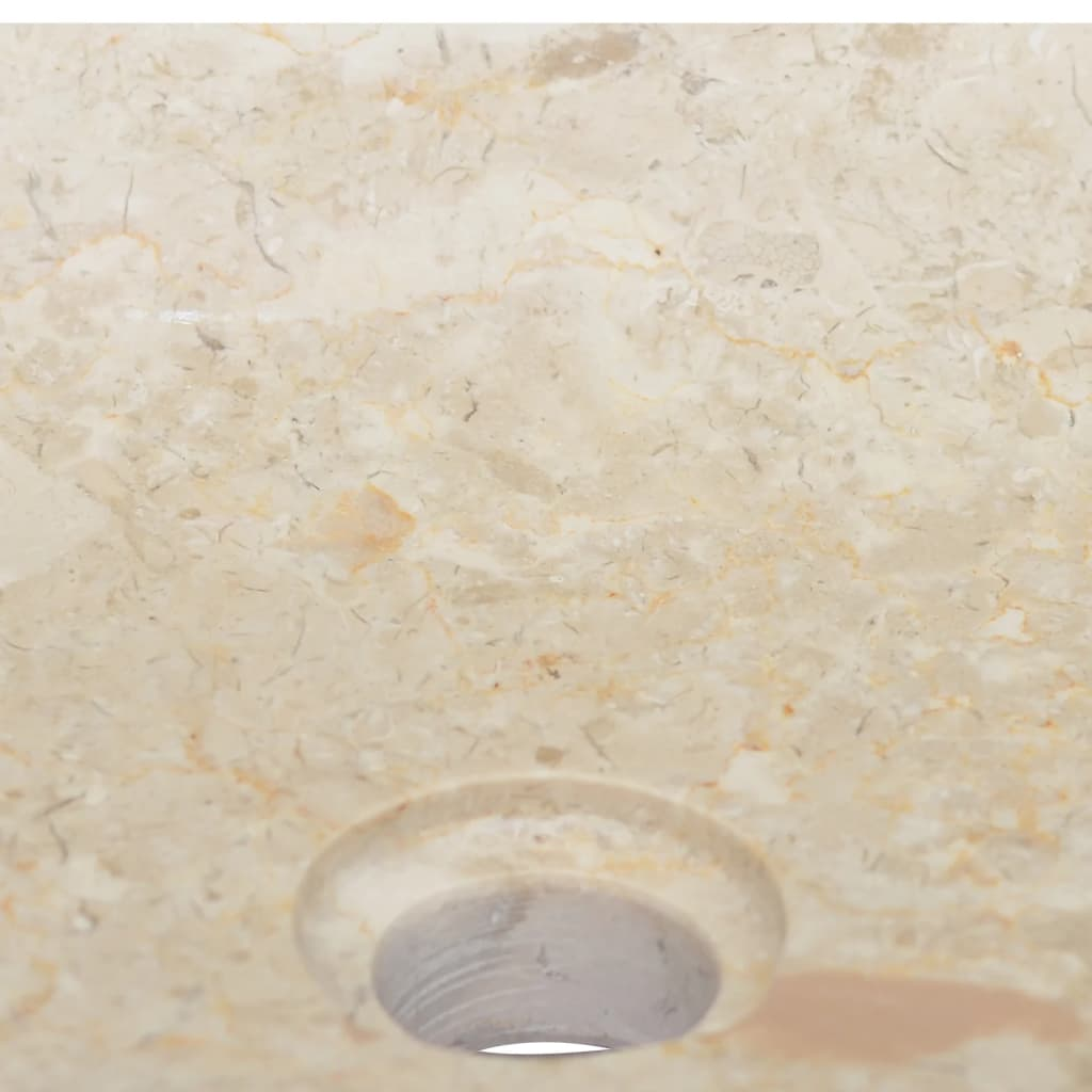 Vida XL Sink Cream 50x35x10 cm Marble