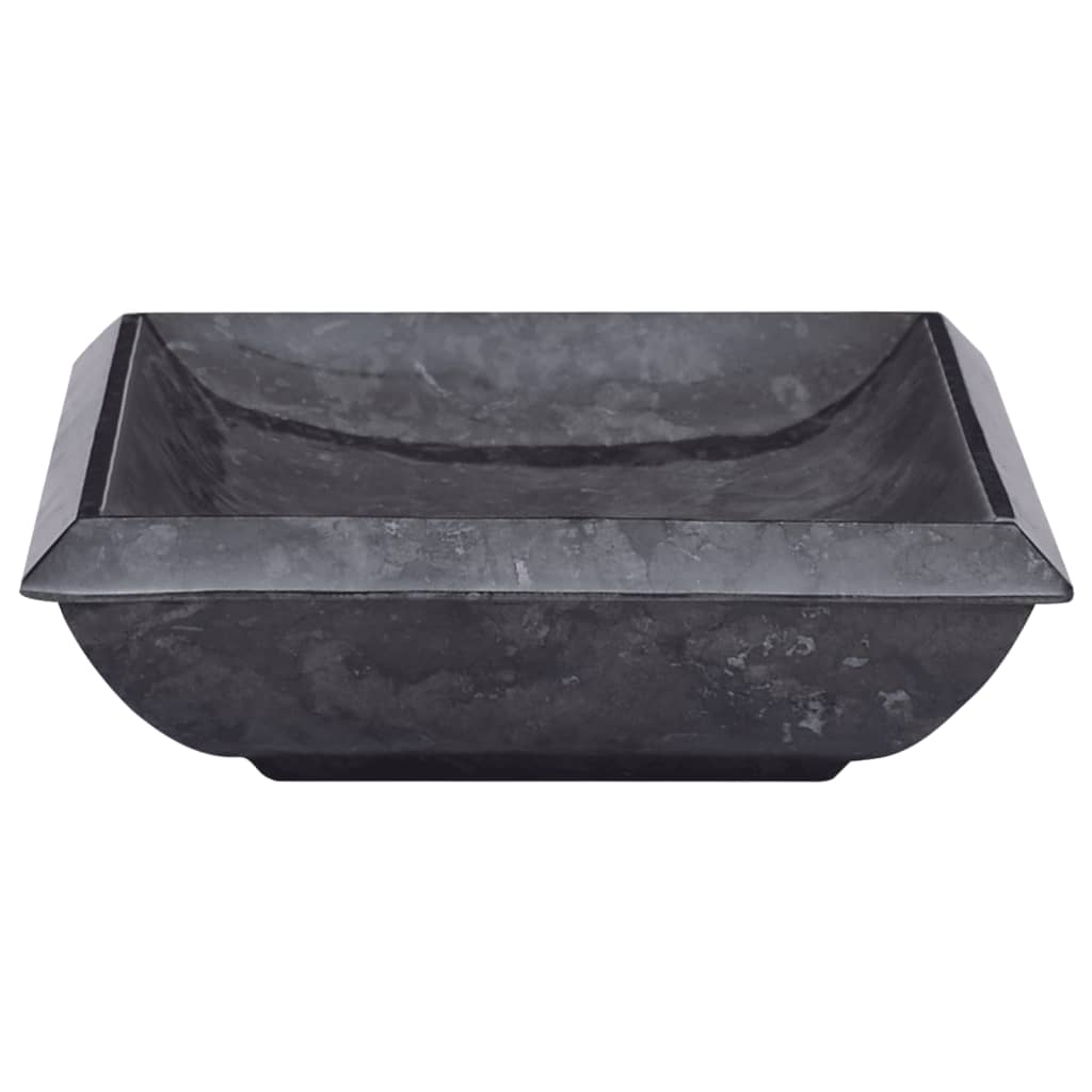 Vida XL Sink Black 50x35x10 cm Marble