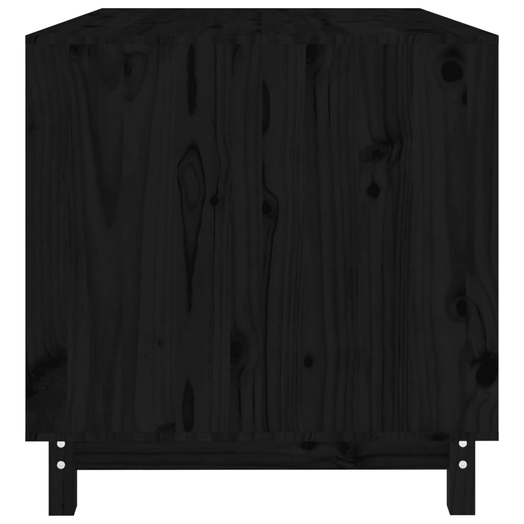 vidaXL Dog House Black 100x70x72 cm Solid Wood Pine