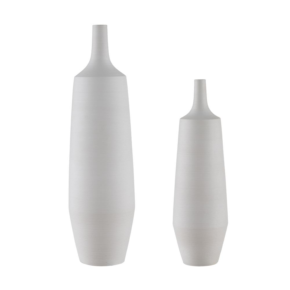 Set of 2 Ceramic Vases