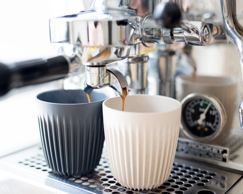 Huskee Reusable Coffee Cup - Charcoal 6oz